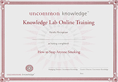 Smoking Course Certificate